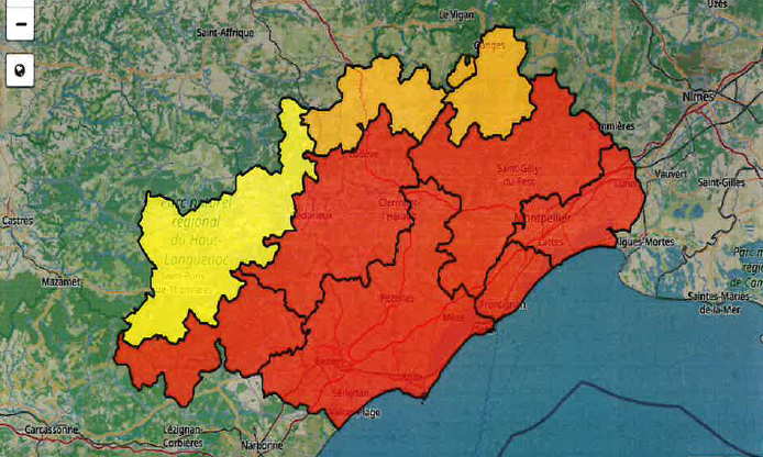 vigilance incendie de forêt mercredi 16 septembre 2026